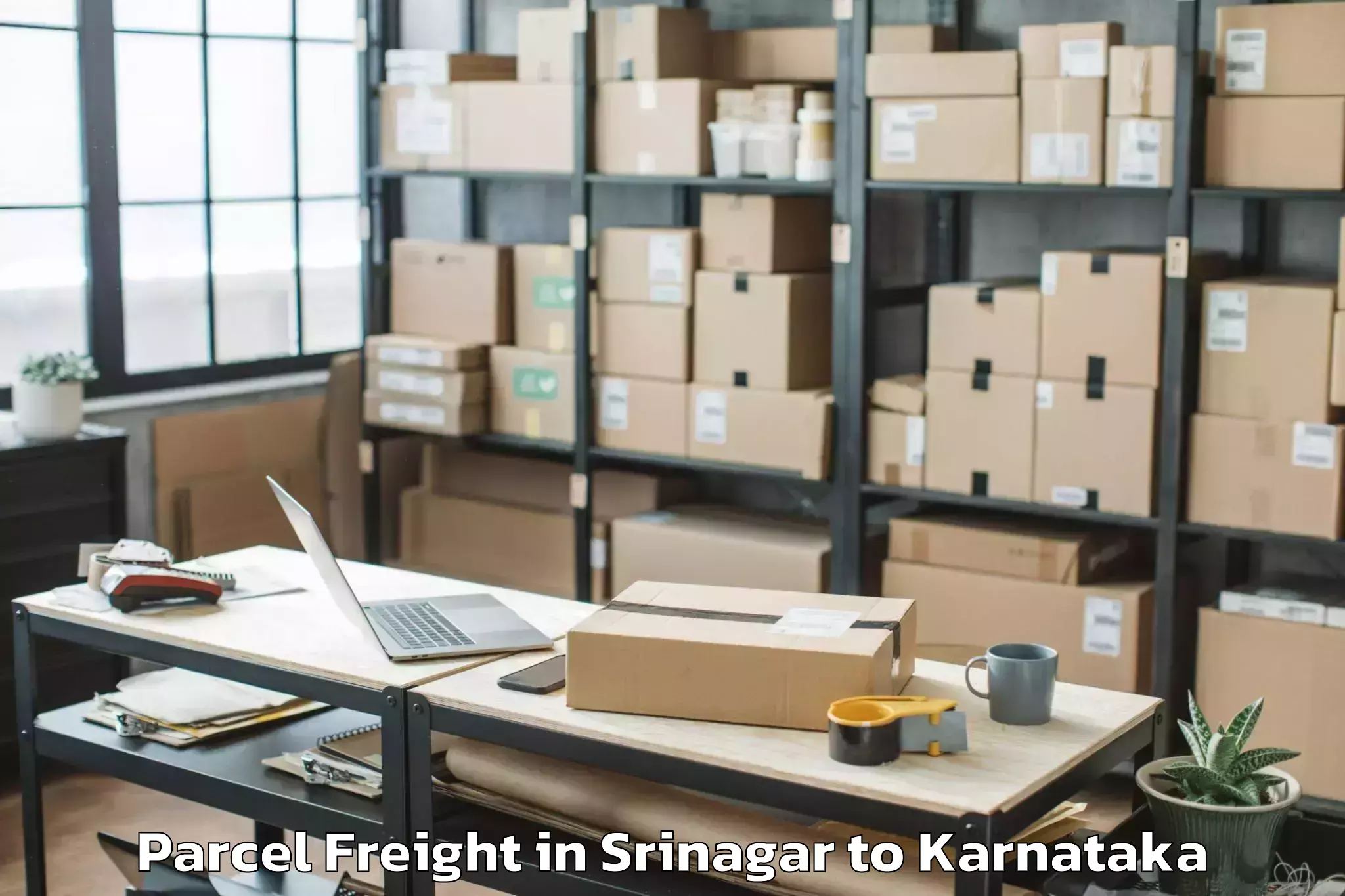 Easy Srinagar to Konnur Parcel Freight Booking